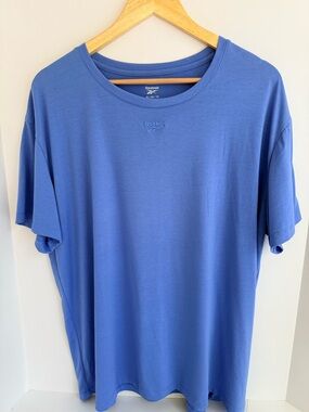 Reebok Blue Crew Neck T‑Shirt